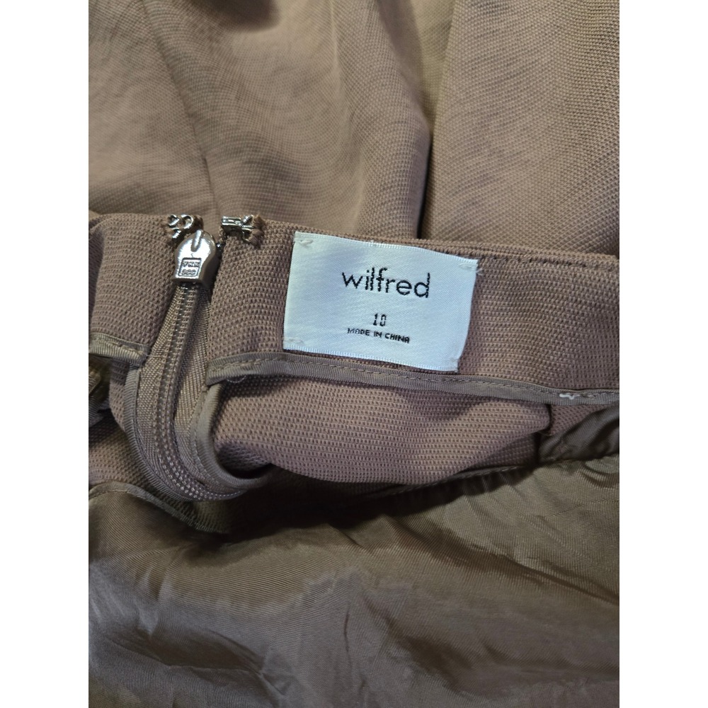 Wilfred Mauve-Brown Sleeveless Wide-Leg Jumpsuit - Picture 4 of 7